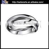 Elegant Men's Titanium Ring Blanks,316L Stainless Steel Ring Blanks thumbnail-2