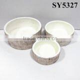 Cement Pots for Wholesale Indoor Petal Shape Flower Pot thumbnail-3