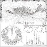 2015 New Arrive Hand-painted Secret Garden Series Fairy Tale Coloring Book for Adult thumbnail-4