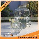 Big Clear Commerical Juice Cold Drink Dispensers With Tap 8L