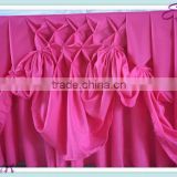 YHK#83 fancy table skirt - polyester banquet wedding wholesale chair cover sash table cloth skirt linen