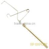 Brass Top-End Knurled Whip Finisher