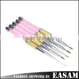 Kolinsky Acrylic Nail Brush With Rhinestone Design thumbnail-1