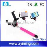 Zyiming Wholesale New Products YM-Z07-6 Bluetooth Foldable Selfie Stick 2015 for Mobile Phone
