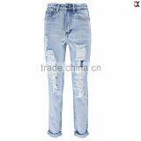Boyfriend Slim Fit Split Leg Jeans (JXA019) thumbnail-2