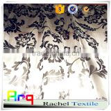 white black brown flower pattern design Polyester light sheer fabric for cheap Curtain livingroom window- UAE- MID EAST