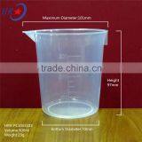 300ml High Transparency Plastic Beaker, Disposable Plastic Measuring Cup, pp Beaker