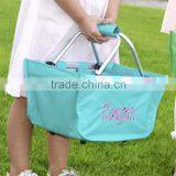 Wholesale Boutique Easter Basket Monogrammable Mini Canvas Market Tote thumbnail-5