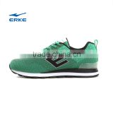 ERKE new simple school style design mens lightweight breathable mesh sports running shoes for wholesale
