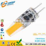 FREE SAMPLE 1W 110LM 2700K Silicone Lampadine A LED COB Attacco G4 thumbnail-1