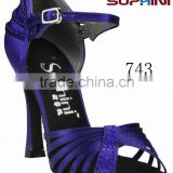 10cm High Heel Pumps Shoes Purple Crystal Wedding Shoes