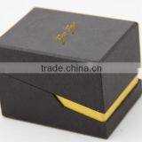 High End Gift Paper Watch Box With Logo Hot Stamping