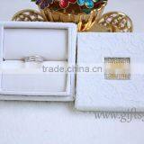 Handmade Unique Bead Wedding Ring Box With Beaded Name Plate of R