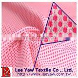Nylon polyester 2 tone birdeyes interlock fabric