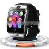 2016 Smart Watch Q18 Bluetooth Wearable Curved Screen Touch High Quality Support For Android and IOS Phone Wristwatch thumbnail-1