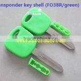 Transponder Key Shell (FO38R/green) for Ford
