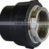 Female threaded bushing with hexagonal PE pipe fittings