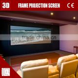 PVC materila wall installed frame style screen projector made in china factory