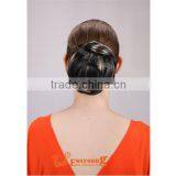 Deniya Round Synthetic Hair Bun Comb Accessories thumbnail-2
