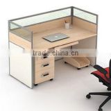 Cheap modern glass 30mm thickness aluminium frame office partition