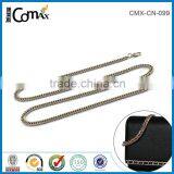 Pearl Nickel Decorative Metal Chain With Snap Hook for Handbag thumbnail-3