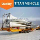 40 - 60 tons telescopic extendable blade trailer for windmill blade transport
