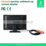 Original Sytle of 5 Inch Two Video Inputs LCD Rear View Mirror Car Monitor thumbnail-4