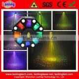 Mix LED Laser White Strobe + RGBWY LED Beam + 150mW RG 8 Pattern Laser Light | 3 in 1 Led Lights Laser