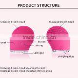 Rechargeable Girl Use Sonic Facial Brush Blackhead Remover Tool Electric Face Exfoliator thumbnail-3