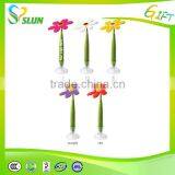 Promotional Rubber Flower Ballpoint Pen Cheap Pen Flowers thumbnail-2