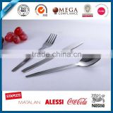 304 stainless steel spoon and fork knife 3pieces cutlery dinner set