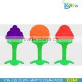 Baby Safety Chewable Baby Teether Giraffe Fruit Type Silicone Baby Teether OEM Seivice