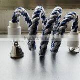 Rope Swing Bird Toy, Rope Bird Toy, Rope Bird Perch thumbnail-5
