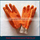Orange Latex Coated Cotton Gloves thumbnail-4
