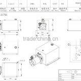 splitting wood machine power pack unit