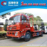 Chinese Famous Brand New Flatbed Truck 15 Tons Excavator Transport Truck thumbnail-1