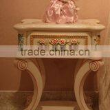 Italy Style Children Two Door Wardrobe Closet/ Classic Lovely Kids Rose Carved Wardrobe Cabinet/ Antique Girl Princess Armoire thumbnail-5