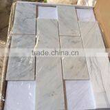 Strip White Marble Mosaic Tile thumbnail-2