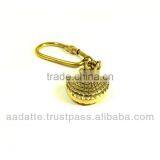 Brass KeychainNautical Sea Charm Marine Key Chain thumbnail-2