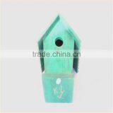 Custom Small House Shaped Decorative Wooden Bird Houses Prefabricated Wood Houses thumbnail-4