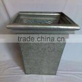 Metal Planter pot garden tin box Iron pots flower pot