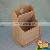 Unfinished Hanging Wooden Unusual Pencil Case With Lid Wholesale thumbnail-2