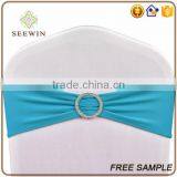 Plaid Colorful Ruffle Chair Sash Band With Plastic Buckle Set thumbnail-5