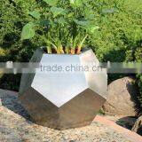 FO-9015 Golden Football-Style Stainless Steel Flower Pots thumbnail-1