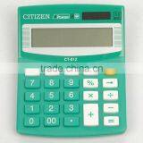 Hot Sale Different Colors Dual Power 12 Digit Plastic School Calculator thumbnail-1