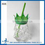 Elegant Christmas Tree Design Theme E-juice Glass Jar With Tree Lid thumbnail-1