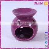 Simple Desgin Purple Ceramic Round Wax Burner thumbnail-2