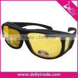 Hot Models Black Frame with Yellow Glasses Surfing Sunglasses for Men