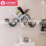 Set of 2 DIY Home Wall Decoration Furniture Wall Mounted Shelf Living Room Wall Flotating Shelving thumbnail-4
