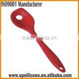 Non-stick Silicone Slotted Spoon With Nylon /plastic/stainless Steel Handle thumbnail-2